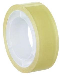 Film invisible transparent tape, 10m:19mm + 1 disposable dispenser